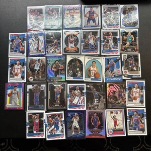 Detroit Pistons 33 Card Lot Cade Cunningham Dennis Rodman And More - Picture 1 of 8
