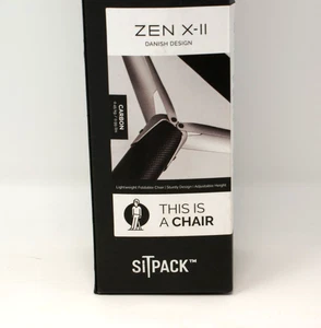 Sitpack ZEN X-II Carbon Fiber Portable Stool - Black - OPEN BOX - Supports 286lb - Picture 1 of 5
