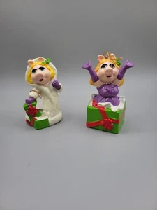  1981  The  Muppets Christmas Henson Assoc. Miss Piggy 2 Christmas Ornaments - Picture 1 of 14