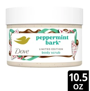 Dove Holiday Exfoliating Body Scrub Peppermint Bark Limited Edition, 10.5oz - Picture 1 of 3