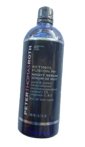 Peter Thomas Roth Retinol Fusion PM siero notte 6,7 fl oz con vitamine C ed E nuovo - Foto 1 di 3