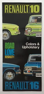 Classic Renault 10 & 16 Vintage Farbfeld Verkaufsbroschüre Broschüre Englisch - Bild 1 von 2