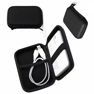 HDD Etui Seagate Etui Tasche Schutz Reißverschluss Festplatte WD 2,5" schwarz für Festplattenlaufwerk - Bild 1 von 6