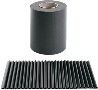 PVC Sichtschutz Streifen Zaunblende Folie Doppelstabmatten Zaun Rolle 35m x 19cm - Bild 1 von 4