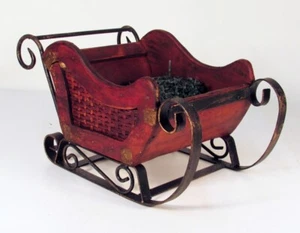 Sleigh - Planter - Vintage - Picture 1 of 3