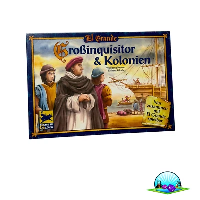 Neu: El Grande Großinquisitor und Kolonien - 1998 Hans im Glück Erweiterung 90s - Bild 1 von 4