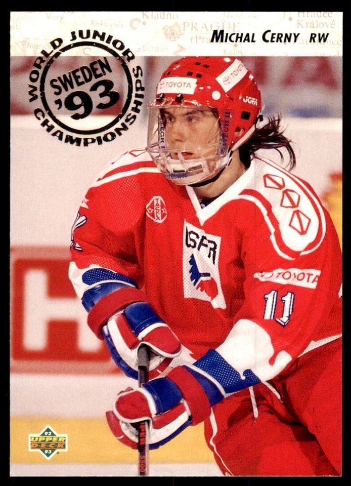 1992-93 UPPER DECK MICHAL CERNY CZECHOSLOVAKIA #603 - Image 1 of 2