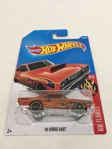 HOT WHEELS 2017 68 DODGE DART 249/365 HW FLAMES 8/10 SCALE 1:64 - Bild 1 von 2