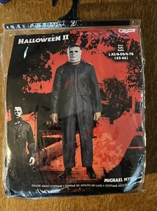 Halloween II Michael Myers Adult Halloween Costume Mask Licensed Size L-XL - Picture 1 of 2