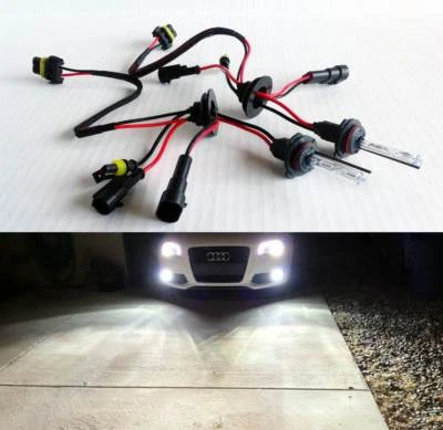 2x XENON H10 9145 HID Bulbs 4300K OEM White Super Bright Fog Light Replacement - Image 1 of 4