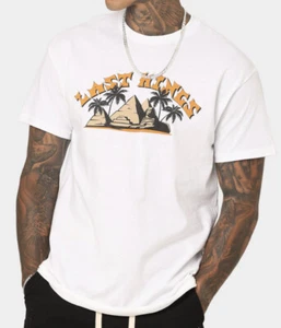 Men’s Last King Pyramid Visions T-Shirt White Size Large Brand New With Tags - Picture 1 of 6