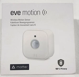 Eve Motion (matter) - Smart Motion Sensor With Light Sensor, Ipx3 Water - Picture 1 of 4