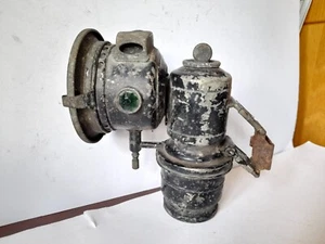 Lámpara de ciclo de carburo Lucas modelo 148. Lámpara de ciclo vintage. - Imagen 1 de 4
