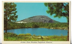 Postal de colección - Monumento histórico confederado Stone Mountain - Cerca de Atlanta Georgia - Imagen 1 de 2