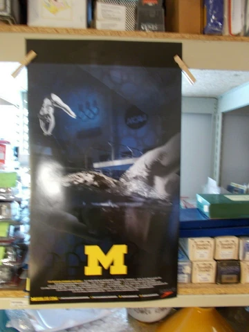 2017 MICHIGAN WOLVERINES SWIMMING AND DIVING POSTER SCHEDULE 14 BY 24 INCHES Cover