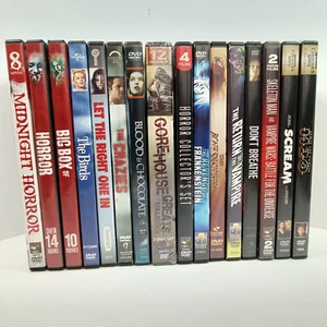 16 Horror DVD Movie Lot Halloween H20 Scream The Birds Skeleton Man & More - Bild 1 von 5