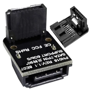 SATA 7Pin Female To 7pin Male Adapter Converter 6Gbps for Desktop Motherboard - Afbeelding 1 van 18