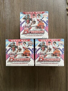 3x 2021 Bowman Mega Box MLB Baseball Cards Factory Sealed SHIPS FAST FREE 🚚💨 - Picture 1 of 2