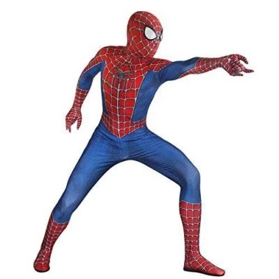 Seven Plus SpiderMan Lycra Spandex Zentai Halloween Juegos con disfraces Niños Disfraz 3D  Foto 1 de 4