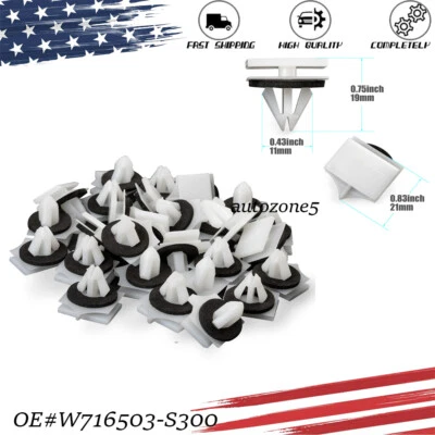 30PCS For Ford MKZ 2013-On Exterior-Rocker Panel Molding Retainer Clip W/Sealer - Image 1 of 4