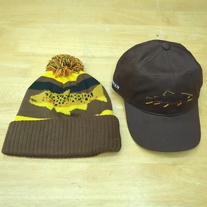 RepYourWater Minimalist Brown Trout Cap + Digi Brown Trout Knit Hat - FREE SHIP! - Picture 1 of 7