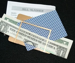 Card through Bill -- remake of 1990's Black Hat Magic effect. Excellent! TMGS - Bild 1 von 1