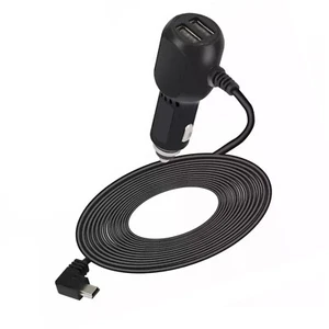 Black USB Dash Cam Car Charger Cable Power Cord Supply for DVR Camera GPS - Picture 1 of 17