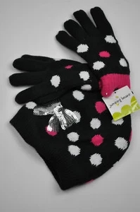Girls Jumping Bean 2 Piece Hat & Glove or Mitten Set MSRP $26 4 Styles Pick One - Picture 1 of 5