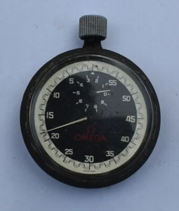 POLICÍA Edición Especial Vintage Omega Rojo Logo Cronómetro Espada Trasera Numerada Raro - Imagen 1 de 6