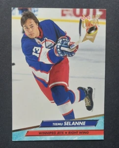 NHL Ice Hockey Card - Fleer Ultra 92/93 - #444 Teemu Selanne - Winnipeg Jets - Picture 1 of 2