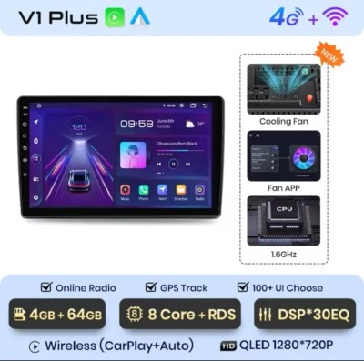 Autoradio Fiat Ducato-Peugeot Boxer-Citroen Jumper 2006-2022 4G+64GB 8Core 4G - Immagine 1 di 4