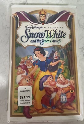 💎 Walt Disney Masterpiece Collection  Snow White VHS tape RARE 1524 Edition - Image 1 of 4
