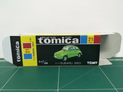 REPRODUCTION BOX for Tomica Black Box No.21 Fuji Subaru 360 - Image 1 of 4