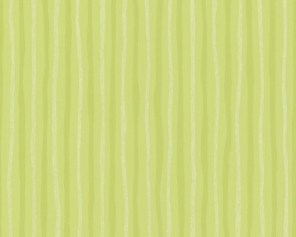 Lime Green Wavy Stripe Fleece Textured Unpasted Wallpaper 2685-49 - Image 1 of 1
