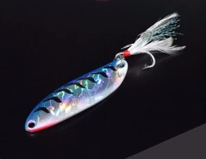 10g Phantom Spoon Spinnerbait Fishing Bait Freshwater Saltwater WM-Fish Lure - Picture 1 of 15