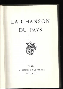 The Song The Country Print National Paris 1953 Ref E36H - Picture 1 of 12