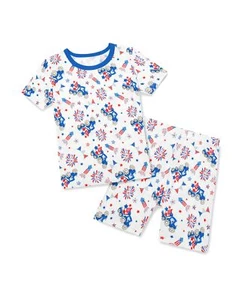 Bamboo Viscose Toddler Animal Pajamas Boys Girls Kids Cool Short Summer 12M-8... - Picture 1 of 8