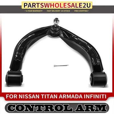 Brazo de control superior delantero izquierdo con rótula para Nissan Armada Titan INFINITI QX80 Foto 1 de 4