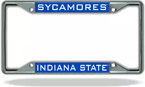 Marco de placa de matrícula de Indiana State SYCAMORES - Imagen 1 de 1