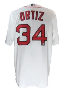 Camiseta deportiva de béisbol autografiada de David Ortiz Nike de los Medias Rojas Beckett 177073 - Imagen 1 de 6