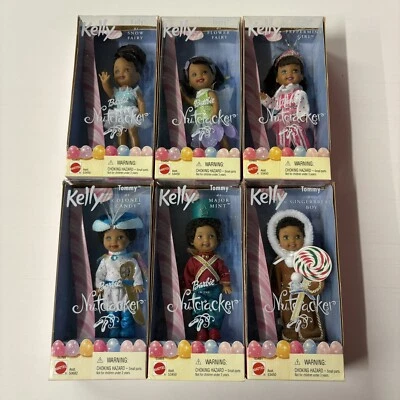 Lot Of 6 Barbie in the Nutcracker Kelly Doll Lot African American AA Mattel 2001 - Image 1 of 2