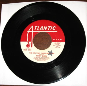 Bobby Darin The Girl That Stood Beside Me / Reason To.. 45 Promo Atlantic EXC+ - Picture 1 of 2