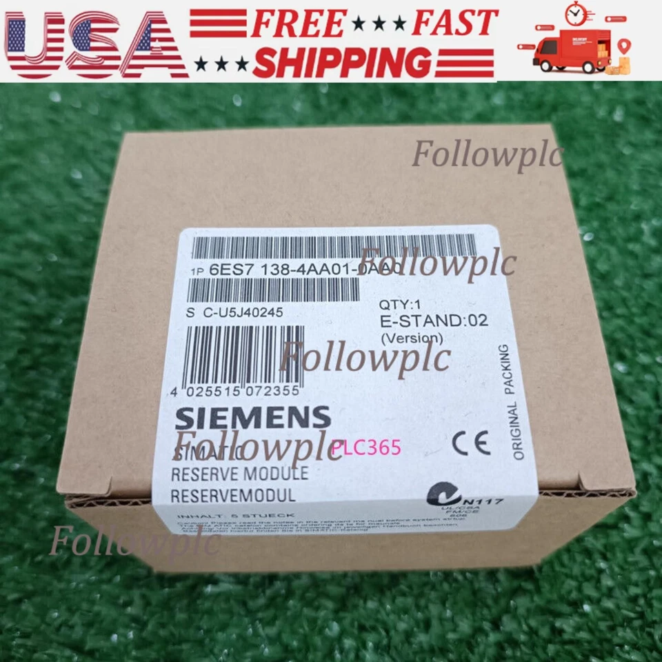 New Siemens 6ES7138-4AA01-0AA0 6ES7 138-4AA01-0AA0 fast delivery - Image 1 of 1