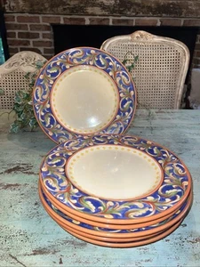 Set of 6 Pfaltzgraff Villa della Luna 11" Dinner Plates 2004 - Picture 1 of 5