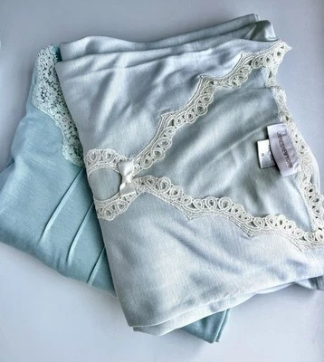 TWO Jones New York Jersey Sleepwear /Sleepshirt  Blue Size M - NEW W TAGS - Image 1 of 4