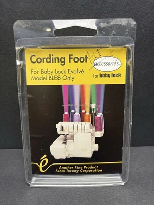 Baby Lock Cording Foot for Serger BLE8-CF  - New Free Shipping - Image 1 of 4