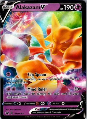 Alakazam V Promo SWSH: Sword & Shield Promo Cards SWSH083 NM - Image 1 of 2