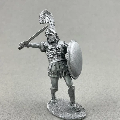 Hoplita ateniense 54 mm 1/32, guerrero griego, soldado de hojalata, figura muy detallada Foto 1 de 4
