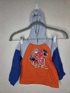 Mr Incredible Vintage Tshirt Toodler Zam! Orange Langarm mit Kapuze - Bild 1 von 6