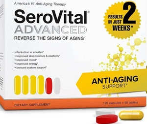 SeroVital Advanced Dietary Supplement 120 Capsules + 60 Tablets - Picture 1 of 6